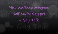 Whitney Morgan: Self Multi Layer Gagged Talk - wmv