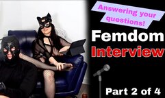 Femdom Q&A Series 2 Part 2 Questions Answers Interview from Real Life Married Couple