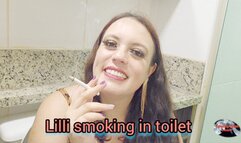 Lilli smoking in toilet - SFL217