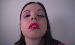 Glossy dirty little mouth by Nina Nightbloom HD MP4