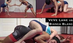 Competitive Pin Wrestling: VeVe Lane vs Bianca Blance