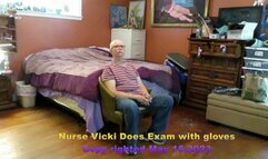 Nurse Vital Signs and Oral Exam with Gloves - Requested Video