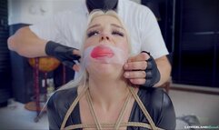 Luna - Babysitter Tied Up Heavily and Massively Gagged WMV