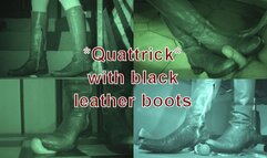 Quattrick with her black leather boots