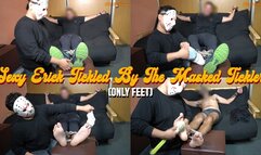 Sexy Erick Tickled By The Masked Tickler (Only Feet)