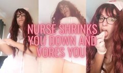 Hungry Nurse Shrinks You and Vores You