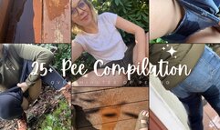 Huge Outdoor Pee Compilation