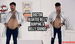 Doctor bloated belly burping & belly sounds