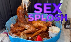 HORRENDOUS Food Fuck Sploshing WAM Mess! (HD)