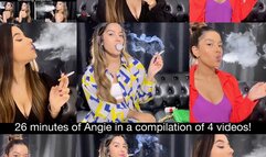 27 minutes of Angie! Compilation of 4 clips that was released somewhere else!