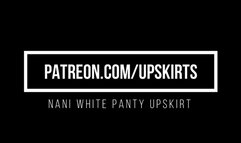 Nani White Panty Upskirt