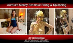 Aurora's Messy Swimsuit Filling and Sploshing HD MP4