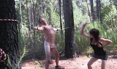 Full Body Thrashing In The Woods (1080p)