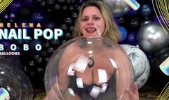 Helena's Transparent Delight Nail Pop Bobo Balloons