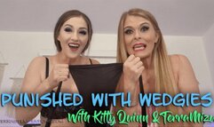 Punished with wedgies - Kitty Quinn & TerraMizu - HD 720 WMV
