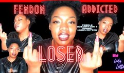 Femdom Addicted LOSER - Verbal Humiliation Middle Finger Fetish Female Domination Humiliatrix - 1080 WMV