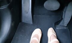 Pedal Pumping with my Pink Dance Ballet Shoes