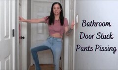 Bathroom Door Stuck Pants Pissing