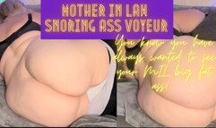 Mother-in-Law Snoring Ass Voyeur