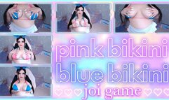 pink bikini blue bikini joi game