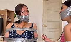 Sexy Shoplifter Tied Up By Undercover Police Woman And Her Gag Loving Girl (high res mp4)