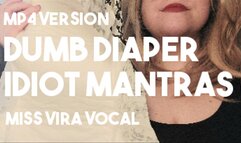 Mp4 version Dumb Diaper-Idiot Humiliation and Mantras