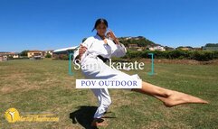 Samy karate POV outdoor