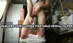 Vanlifer Tries Loona Portable Urinal to Pee