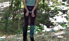Odette - Back Handcuffed Walk in Woods (AVI)