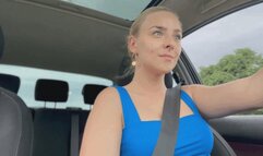 Driving in high heel slippers MP4