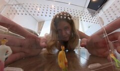 Louisa the naked Giantess Huntress 4K version VR360