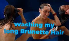 Sexy Brunette Hair Wash! (4K)