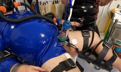 Bondage and penis milking with Electro fun