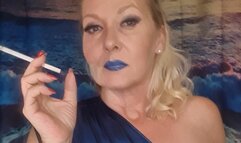 Worship your smoky curvy goddess*EVE 120s*blue glistening lips