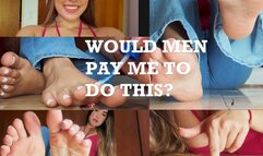 GIantess Gabriella Would people pay me to do this? (FullHD)