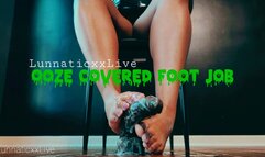 Ooze Covered Foot Job