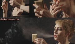LiLu Making Up and Smoking - MP4 HD