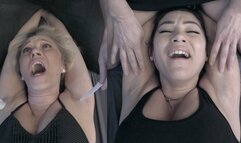 PIT TICKLING - Goddess Dee, Sahrye, armpits, upperbody Tickling, Tickling - WMV