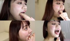 [Premium Edition]Yukino Nagasawa - Showing inside cute girl's mouth, chewing gummy candys, sucking fingers, licking and sucking human doll, and chewing dried sardines mout-177-PREMIUM