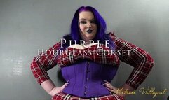 Purple Hourglass Corset (wmv)