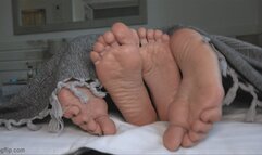 lesbian touches between the soles