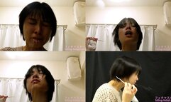 Suzu Monami - CLOSE-UP of Japanese cute girl SNEEZING sneez-22