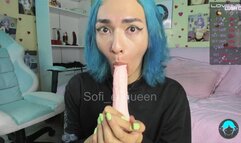 POV your ladyboy sucks your big cock