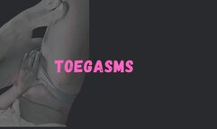 Toegazmic POV scenes Milf Masturbating Filming Toes While Orgasms