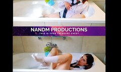 Bathtub Masturbation with White Socks_MP4 4K