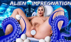 Alien Impregnation Egg laying Belly inflation Transformation