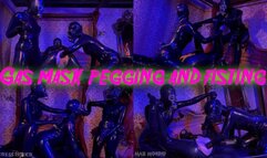 Gas Mask Latex Pegging and Anal Fisting with Mistress Patricia Lady Valeska Maz Morbid