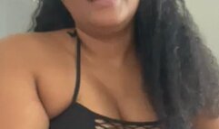 MILF teases and seduces with her big brown tits