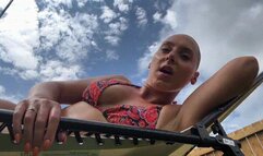 CAUGHT Jerking To Tanning Giantess!