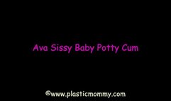 Ava Sissy Baby Potty Cum